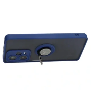 Hurtownia GSM - Bizon Case Hybrid Ring Xiaomi Redmi Note 12 Pro+ 5G füstös navy kék kerettel - BIZ2331 - {ean13} - Hurt
