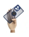 Hurtownia GSM - Bizon Case Hybrid Ring Xiaomi Redmi Note 12 Pro+ 5G fumuriu cu un cadru albastru închis - BIZ2331 - {ean13} - Hurt
