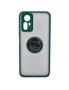 Wholesale Bizon Case Hybrid Ring Xiaomi Redmi Note 12S smoky with a dark green frame - BIZ2332 - {ean13} - Hurt