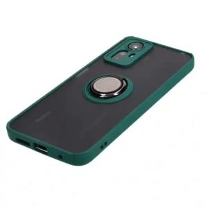 Hurtownia GSM - Etui s úchytem na prst Bizon Case Hybrid Ring pro Xiaomi Redmi Note 12S kouřové s tmavě zeleným rámem - BIZ2332 - {ean13} - Hurt