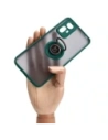 Hurtownia GSM - Bizon Case Hybrid Ring Xiaomi Redmi Note 12S fumuriu cu un cadru verde închis - BIZ2332 - {ean13} - Hurt
