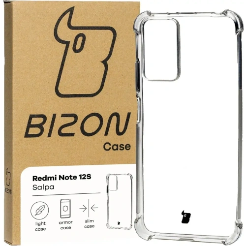 Elastyczne etui Bizon Case Salpa do Xiaomi Redmi Note 12S przezroczyste