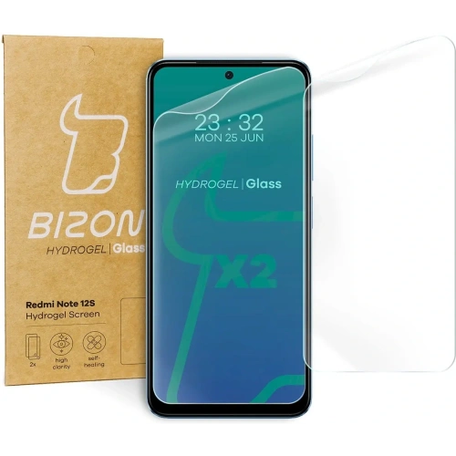 Folia hydrożelowa na ekran Bizon Glass Hydrogel do Redmi Note 12S [2 PACK]