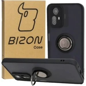 Hurtownia GSM - Etui s úchytem na prst Bizon Case Hybrid Ring pro Xiaomi Redmi Note 12S kouřové s černým rámečkem - BIZ2336 - {ean13} - Hurt