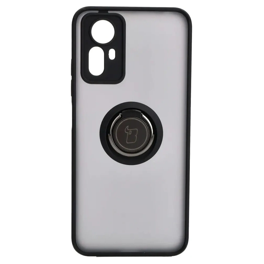 Hurtownia GSM - Bizon Case Hybrid Ring Xiaomi Redmi Note 12S füstös fekete kerettel - BIZ2336 - {ean13} - Hurt