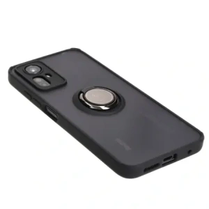 Hurtownia GSM - Etui s úchytem na prst Bizon Case Hybrid Ring pro Xiaomi Redmi Note 12S kouřové s černým rámečkem - BIZ2336 - {ean13} - Hurt