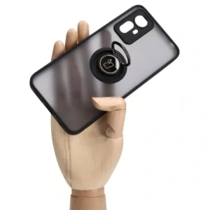 Hurtownia GSM - Etui s úchytem na prst Bizon Case Hybrid Ring pro Xiaomi Redmi Note 12S kouřové s černým rámečkem - BIZ2336 - {ean13} - Hurt