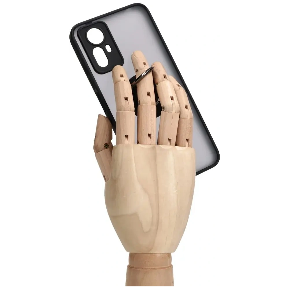 Hurtownia GSM - Bizon Case Hybrid Ring Xiaomi Redmi Note 12S rauchig mit einem schwarzen Rahmen - BIZ2336 - {ean13} - Hurt