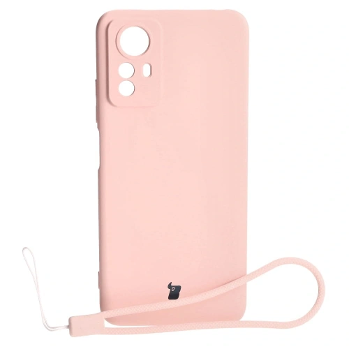 Etui Bizon Case Silicone do Xiaomi Redmi Note 12S jasnoróżowe