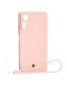 Caz de silicon Bizon Xiaomi Redmi Note 12S roz deschis