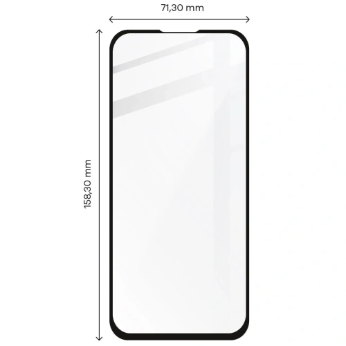Szkło hartowane Bizon Glass Edge do Redmi Note 9S/ 9 Pro/ 9 Pro Max czarne