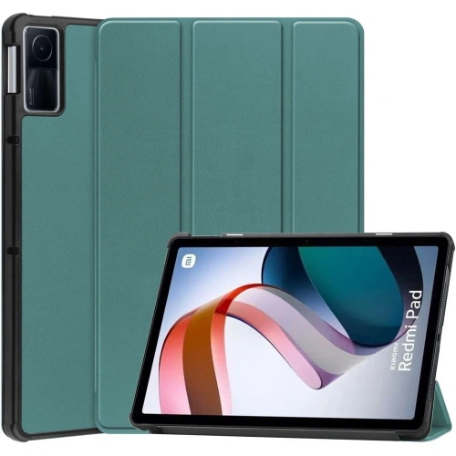 Etui Bizon Case Tab Croc do Xiaomi Redmi Pad 10.6 2022 ciemnozielone