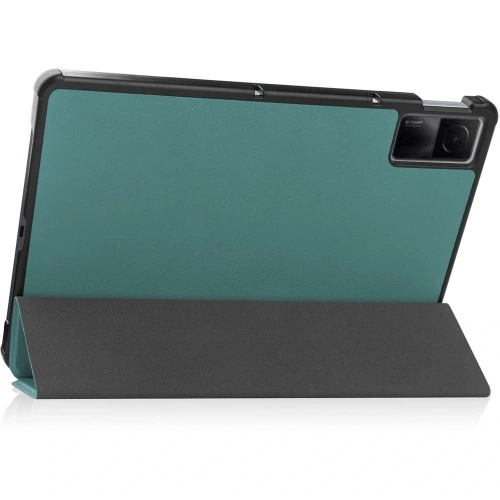 Etui Bizon Case Tab Croc do Xiaomi Redmi Pad 10.6 2022 ciemnozielone