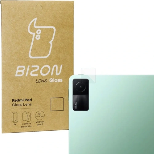 Szkło na aparat Bizon Glass Lens do Xiaomi Redmi Pad 10.6 [2 PACK]