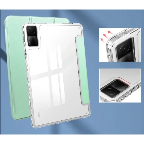 Etui Bizon Case Tab Clear Satin do Xiaomi Redmi Pad 10.6 2022 miętowe