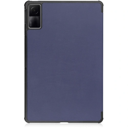 Etui Bizon Case Tab Croc do Xiaomi Redmi Pad 10.6 2022 granatowe