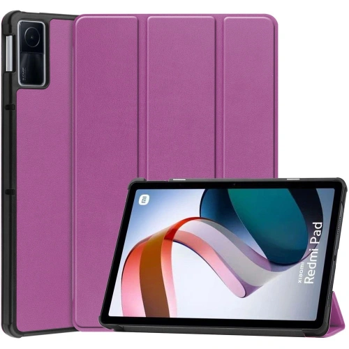 Etui Bizon Case Tab Croc do Xiaomi Redmi Pad 10.6 2022 ciemnofioletowe