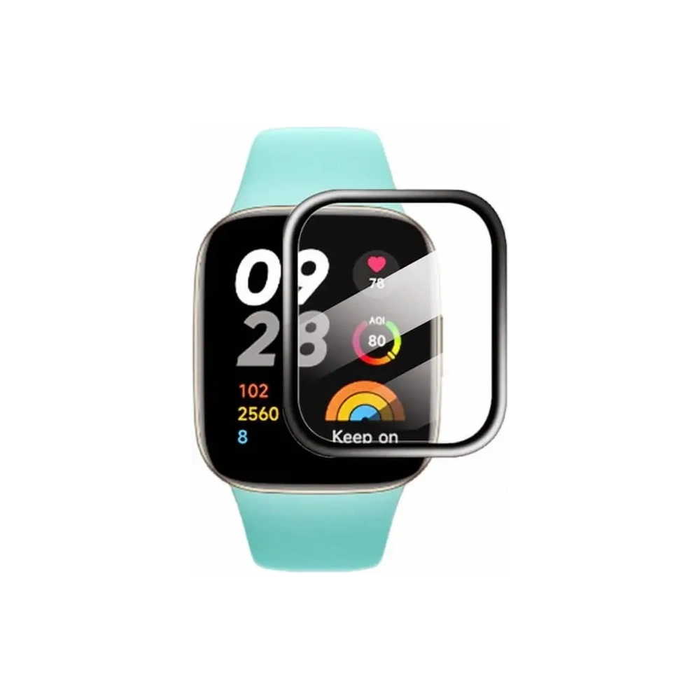 Hurtownia GSM - Szkło hybrydowe Bizon Glass Edge Hybrid do Xiaomi Redmi Watch 3 czarne - BIZ2354 - {ean13} - Hurt