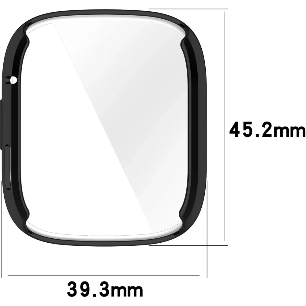 Hurtownia GSM - Etui z osłoną ekranu Bizon Case Watch Felipe do Xiaomi Redmi Watch 3 czarne - BIZ2355 - {ean13} - Hurt