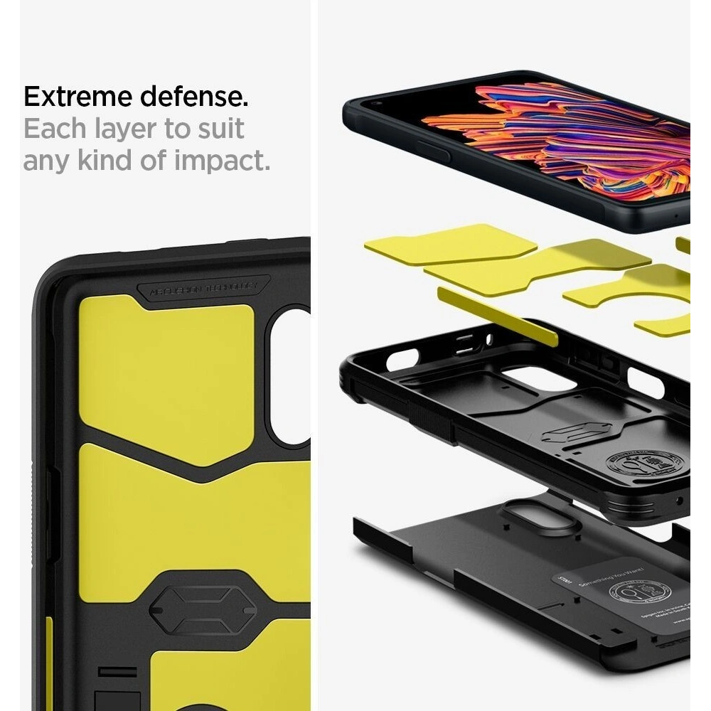 Hurtownia GSM - Etui Spigen Tough Armor Samsung Galaxy XCover Pro Black - SPN1043BLK - {ean13} - Hurt