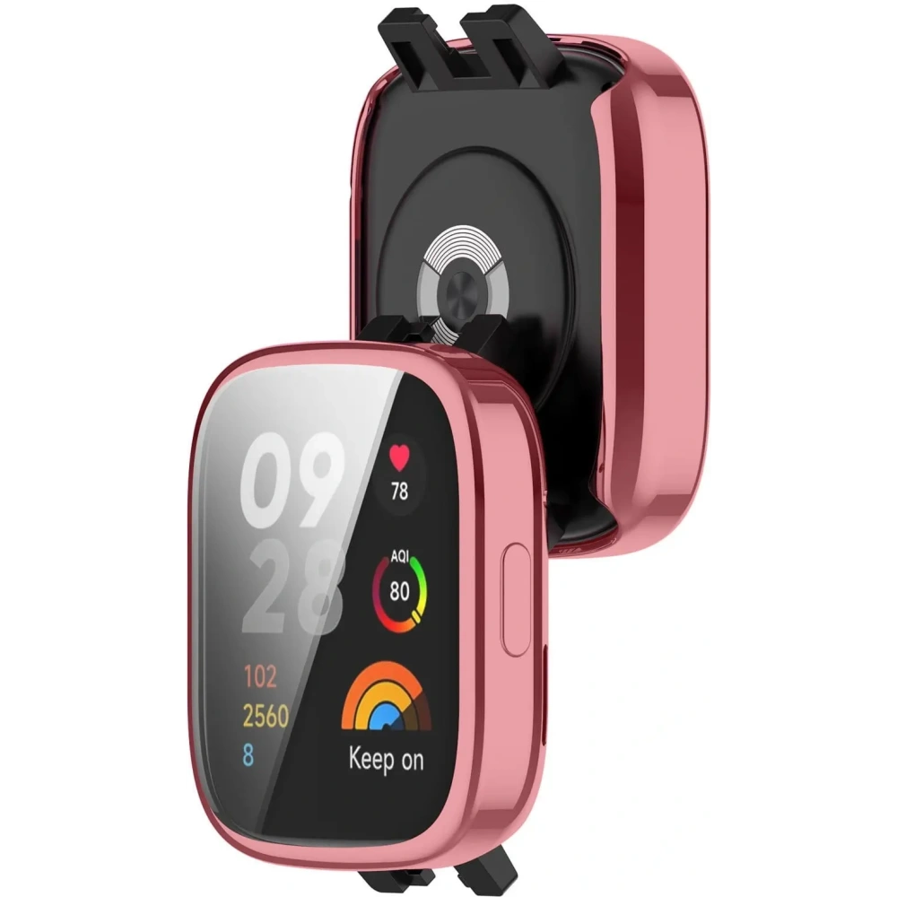 Hurtownia GSM - Etui z osłoną ekranu Bizon Case Watch Felipe do Xiaomi Redmi Watch 3 różowe - BIZ2356 - {ean13} - Hurt