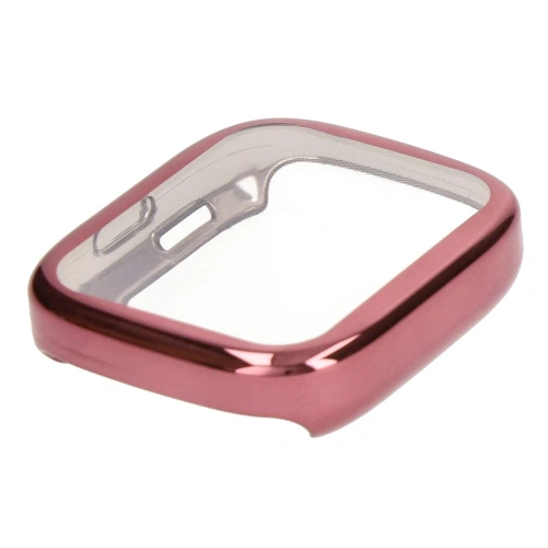 Etui z osłoną ekranu Bizon Case Watch Felipe do Xiaomi Redmi Watch 3 różowe