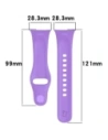 Hurtownia GSM - Pasek Bizon Strap Watch Dots do Xiaomi Redmi Watch 3 fioletowy - BIZ2358 - {ean13} - Hurt