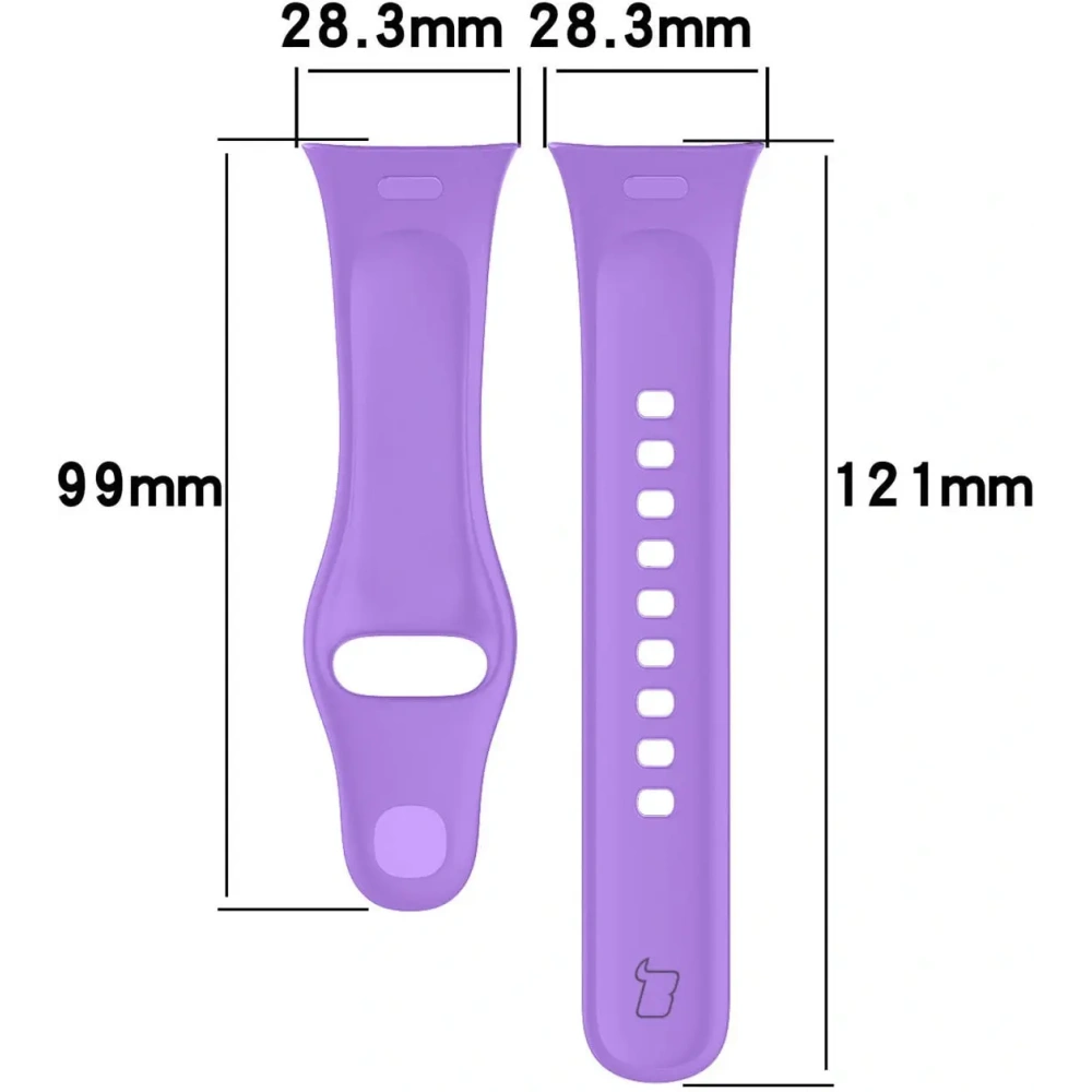 Hurtownia GSM - Pasek Bizon Strap Watch Dots do Xiaomi Redmi Watch 3 fioletowy - BIZ2358 - {ean13} - Hurt