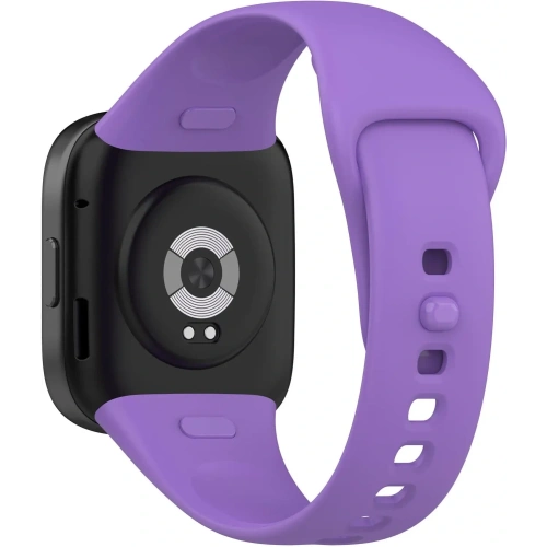 Pasek Bizon Strap Watch Dots do Xiaomi Redmi Watch 3 fioletowy