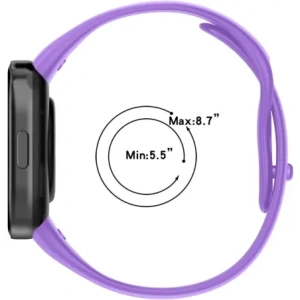 Hurtownia GSM - Ceas cu curea Bizon Dots Xiaomi Redmi Watch 3 violet - BIZ2358 - {ean13} - Hurt