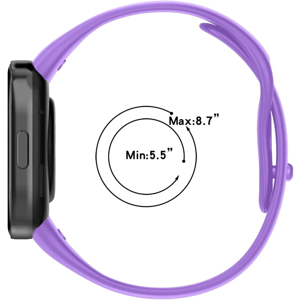 Wholesale Bizon Strap Watch Dots Xiaomi Redmi Watch 3 purple - BIZ2358 - {ean13} - Hurt