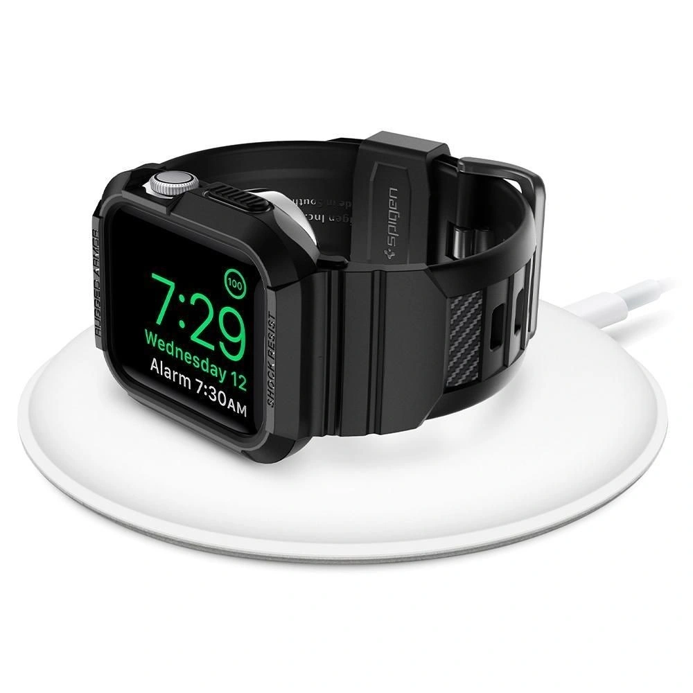 Hurtownia GSM - Spigen Rugged Armor Pro Apple Watch 4/5/6/7/SE 40/41mm Schwarz - SPN1045BLK - {ean13} - Hurt