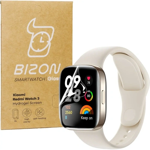Folia hydrożelowa na ekran Bizon Glass Hydrogel do Xiaomi Redmi Watch 3 [2 PACK]