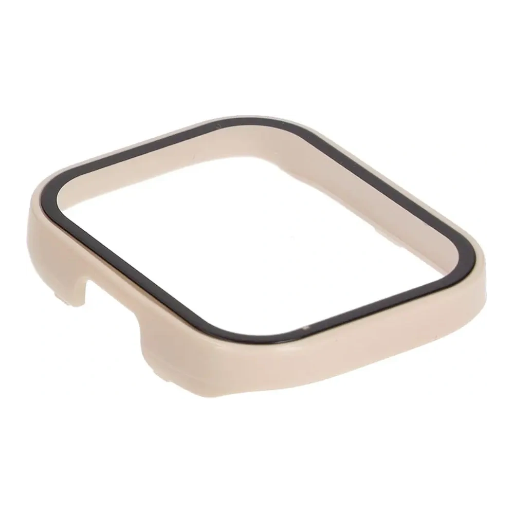 Hurtownia GSM - Etui Bizon Case+Glass Set do Xiaomi Redmi Watch 3 beżowe - BIZ2362 - {ean13} - Hurt