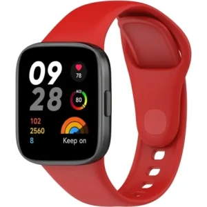 Hurtownia GSM - Pasek Bizon Strap Watch Dots do Xiaomi Redmi Watch 3 červený - BIZ2364 - {ean13} - Hurt