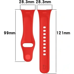 Hurtownia GSM - Pasek Bizon Strap Watch Dots do Xiaomi Redmi Watch 3 červený - BIZ2364 - {ean13} - Hurt