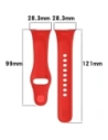 Hurtownia GSM - Pasek Bizon Strap Watch Dots do Xiaomi Redmi Watch 3 czerwony - BIZ2364 - {ean13} - Hurt