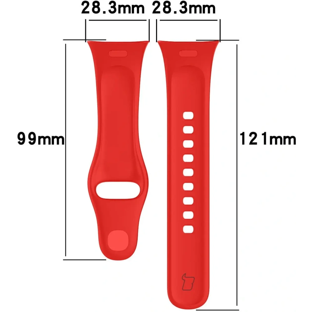 Hurtownia GSM - Bizon Szíj Óra Dots Xiaomi Redmi Óra 3 piros - BIZ2364 - {ean13} - Hurt
