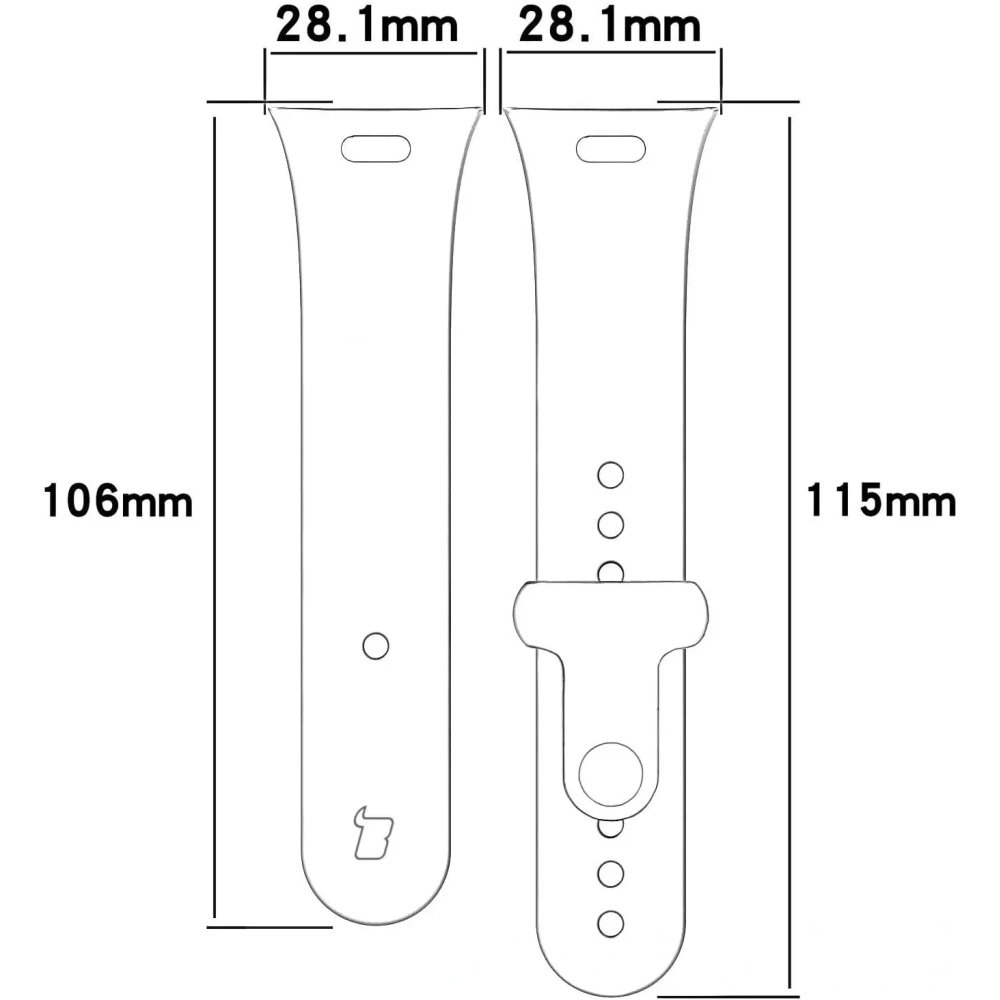Wholesale Bizon Strap Watch Nessy Xiaomi Redmi Watch 3 black - BIZ2365 - {ean13} - Hurt