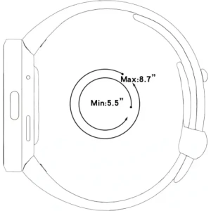 Hurtownia GSM - Bizon Strap Watch Nessy Xiaomi Redmi Watch 3 fekete - BIZ2365 - {ean13} - Hurt