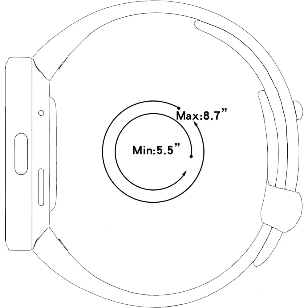 Wholesale Bizon Strap Watch Nessy Xiaomi Redmi Watch 3 black - BIZ2365 - {ean13} - Hurt