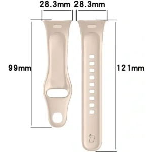 Hurtownia GSM - Pasek Bizon Strap Watch Dots do Xiaomi Redmi Watch 3 béžový - BIZ2366 - {ean13} - Hurt