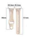 Hurtownia GSM - Pasek Bizon Strap Watch Dots do Xiaomi Redmi Watch 3 beżowy - BIZ2366 - {ean13} - Hurt