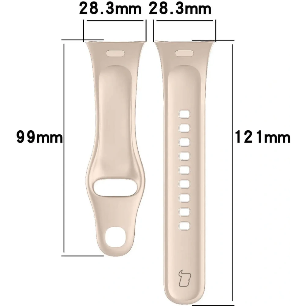 Hurtownia GSM - Pasek Bizon Strap Watch Dots do Xiaomi Redmi Watch 3 beżowy - BIZ2366 - {ean13} - Hurt