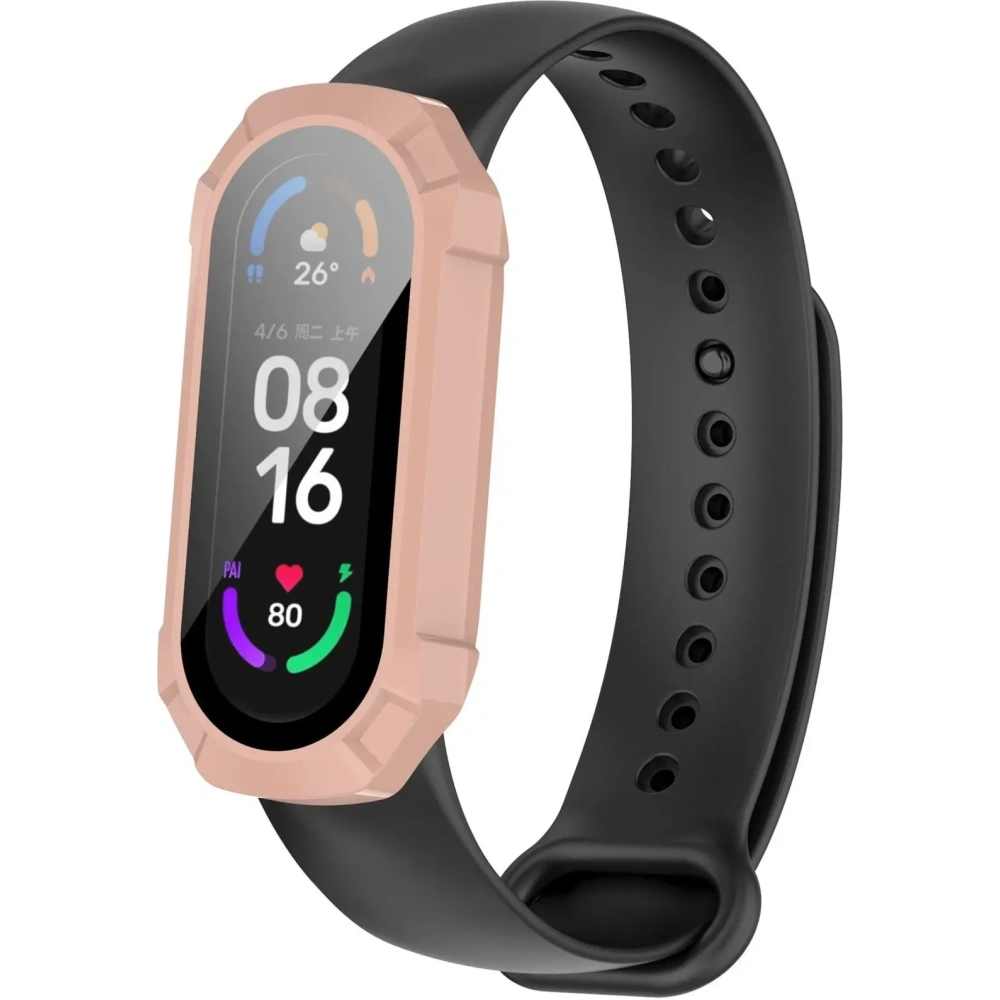 Hurtownia GSM - Bizon Case AntiShock Set Xiaomi Mi Band 7 roz deschis - BIZ2367 - {ean13} - Hurt