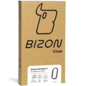 Wholesale Bizon Case AntiShock Set Xiaomi Mi Band 7 light pink - BIZ2367 - {ean13} - Hurt