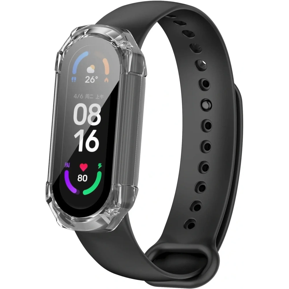 Hurtownia GSM - Bizon Case AntiShock Set Xiaomi Mi Band 7 transparent - BIZ2368 - {ean13} - Hurt