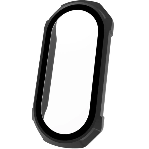 Etui ze szkłem Bizon Case AntiShock Set Xiaomi Mi Band 7 czarne