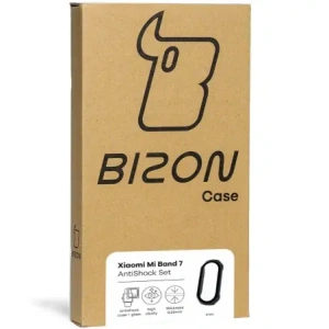 Wholesale Bizon Case AntiShock Set Xiaomi Mi Band 7 black - BIZ2369 - {ean13} - Hurt