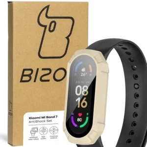 Hurtownia GSM - Bizon Case AntiShock Set Xiaomi Mi Band 7 alb - BIZ2370 - {ean13} - Hurt